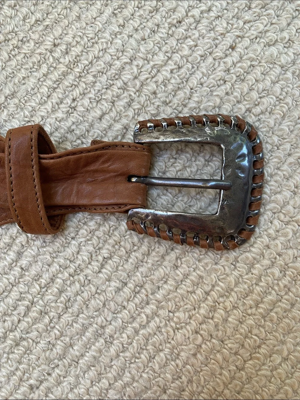Streets Ahead Genuine Brown Leather Belt